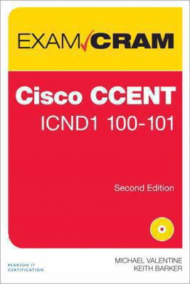 Cisco CCENT 100-101 Exam Cram 078975150X Book Cover