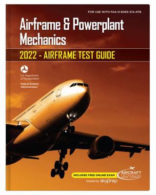 2022 A&P Airframe Test Guide 1951275241 Book Cover
