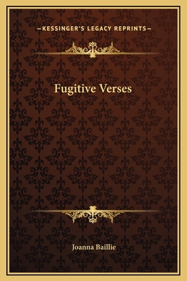 Fugitive Verses 1169295541 Book Cover