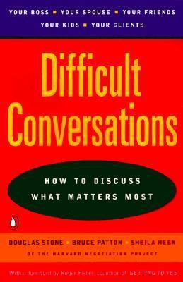 Difficult Conversations: How to Discuss What Ma... 014028852X Book Cover