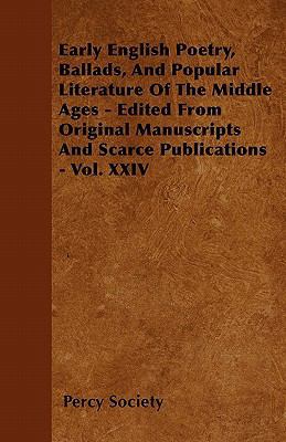 Early English Poetry, Ballads, And Popular Lite... 1446033996 Book Cover