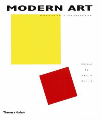 Modern Art: Impressionism to Post-Modernism 0500238413 Book Cover