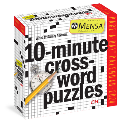 Mensa(r) 10-Minute Crossword Puzzles Page-A-Day... B0BVWLBBSK Book Cover
