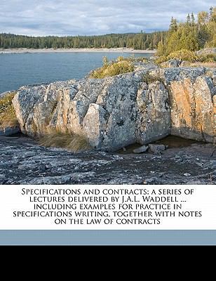 Specifications and Contracts; A Series of Lectu... 1177386712 Book Cover