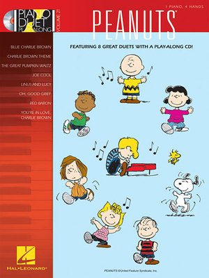 Peanuts: 1 Piano, 4 Hands [With CD (Audio)] 1423436458 Book Cover