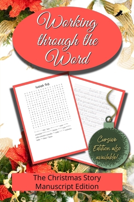 Working through the Word: The Christmas Story (... [Large Print] B0FZDYZM2N Book Cover
