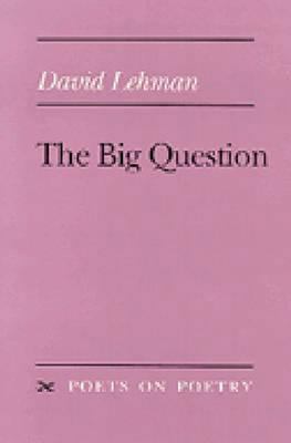 The Big Question 0472065831 Book Cover