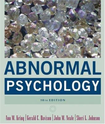 Abnormal Psychology 0471692387 Book Cover