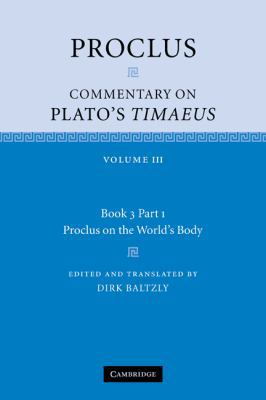 Proclus: Commentary on Plato's Timaeus: Volume ... 052118388X Book Cover