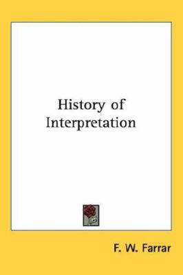 History of Interpretation 1432625578 Book Cover