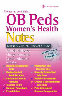 OB/Peds Women's Health Notes 0803614667 Book Cover