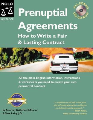 Prenuptial Agreements: How to Write a Fair and ... 141330396X Book Cover