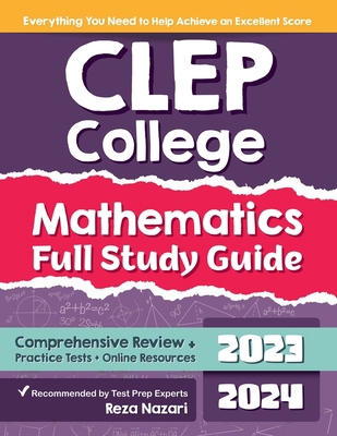 CLEP College Mathematics Full Study Guide: Comp... 1637191324 Book Cover