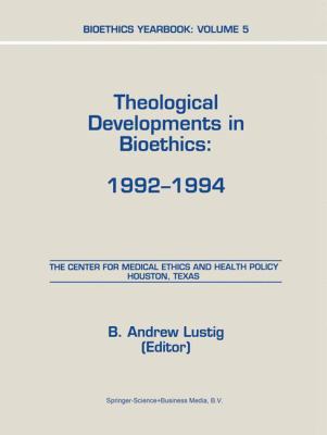 Bioethics Yearbook: Theological Developments in... 9048148022 Book Cover