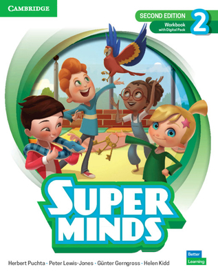 Super Minds Level 2 Workbook with Digital Pack ... 1108909272 Book Cover