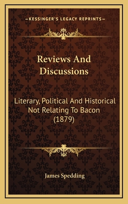 Reviews and Discussions: Literary, Political an... 1164413708 Book Cover