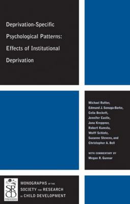 Deprivation-Specific Psychological Patterns: Ef... 1444338390 Book Cover