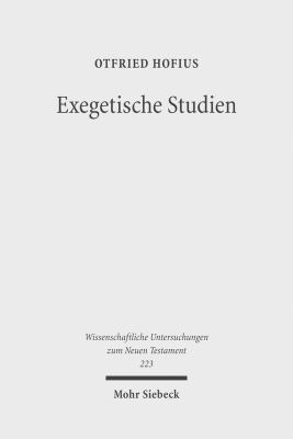 Exegetische Studien [German] 3161508033 Book Cover