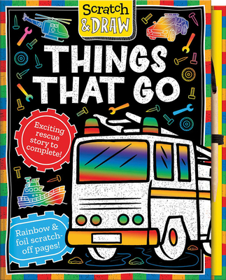 Scratch and Draw Things That Go 1801055491 Book Cover