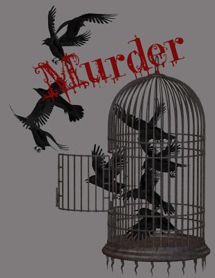 A Murder of Crows College Ruled Notebook: 8.5 x... 1723151017 Book Cover