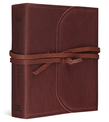 ESV Journaling Study Bible (Natural Leather, Br... 1433590468 Book Cover
