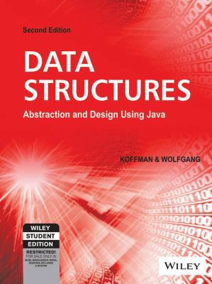 Data Structures: Abstraction And Design Using Java 8126531177 Book Cover