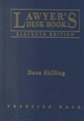 Lawyer's Desk Book, Eleventh Edition 0130110779 Book Cover