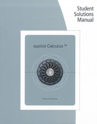Student Solutions Manual for Waner/Costenoble’s... 1439049904 Book Cover