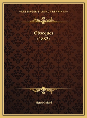 Obseques (1882) [French] 1169493629 Book Cover