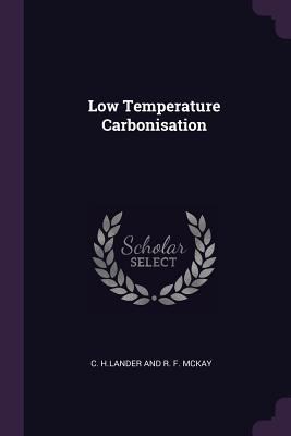 Low Temperature Carbonisation 1379080479 Book Cover