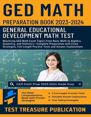 GED Math Preparation Book 2023-2024: Mastering ... B0CW3NHNRW Book Cover