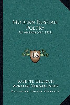 Modern Russian Poetry: An Anthology (1921) 1164875264 Book Cover