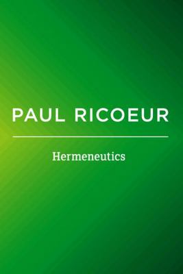 Hermeneutics: Writings and Lectures 074566122X Book Cover