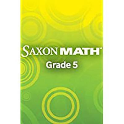 Saxon Math Intermediate 5: Instructional Presen... 160277434X Book Cover