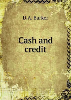 Cash and credit 5518612443 Book Cover