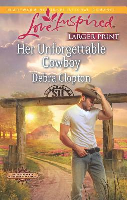 Her Unforgettable Cowboy [Large Print] 0373816901 Book Cover
