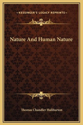 Nature And Human Nature 1169333354 Book Cover
