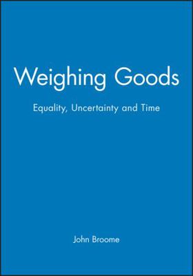 Weighing Goods 0631199721 Book Cover