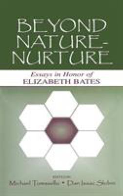 Beyond Nature-Nurture: Essays in Honor of Eliza... 0805850279 Book Cover