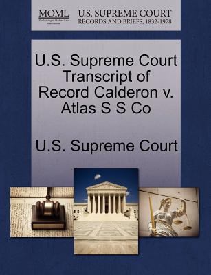 U.S. Supreme Court Transcript of Record Caldero... 1244969834 Book Cover