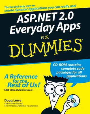 ASP.Net 2.0 Everyday Apps for Dummies [With CDR... 0764597760 Book Cover