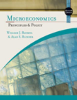 Microeconomics: Principles and Policy (Availabl... 0324586221 Book Cover