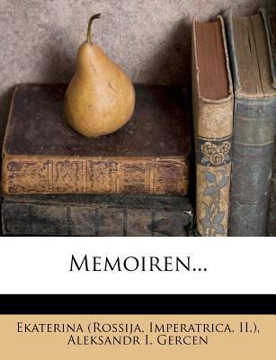 Memoiren... [German] 1273795261 Book Cover