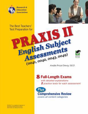Praxis II English Subject Assessments 0041, 004... 0738603899 Book Cover
