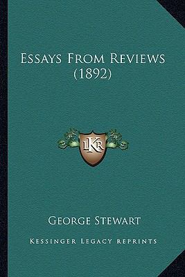 Essays From Reviews (1892) 1165337126 Book Cover