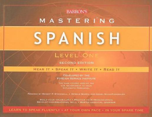 Mastering Spanish, Level 1: Hear It, Speak It, ... 0764123718 Book Cover