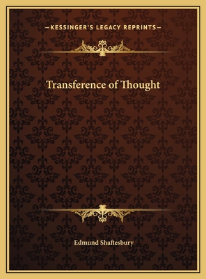Transference of Thought 116975368X Book Cover