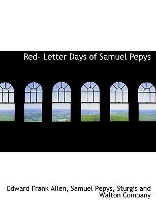 Red- Letter Days of Samuel Pepys 1140626256 Book Cover