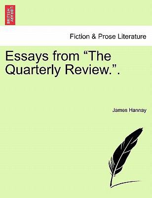 Essays from "The Quarterly Review.." 1241109680 Book Cover