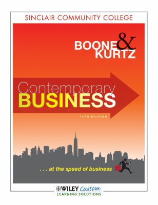 Contemporary Business, 14th Edition, Sinclair C... 1118122984 Book Cover